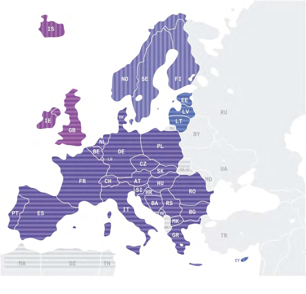 ENTSO-E: E: Διευρωπαϊκό Δίκτυο Διαχειριστών Απαίτηση της Οδηγίας 714/2009 Σε πλήρη λειτουργία από τον Ιούλιο 2009 Αντιπροσωπεύει 41 Διαχειριστές από 34 χώρες 530 εκατομ.