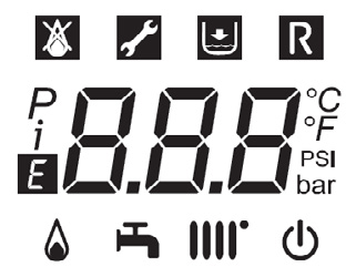 1. OMMISSIONING THE BOILER To light the boiler correctly, proceed as follows: heck that the system pressure is correct (section 6); Power the boiler; Open the gas tap (yellow, positioned under the