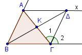 ΑΣΚΗΣΕΙΣ ΤΡΑΠΕΖΑΣ 6-10-014 514. Στο διπλανό σχήμα ισχύουν 5, και. α) Να προσδιορίσετε ως προς τις πλευρές, το είδος των τριγώνων ΑΒΔ και ΑΓΕ. Να αιτιολογήσετε την απάντησή σας.