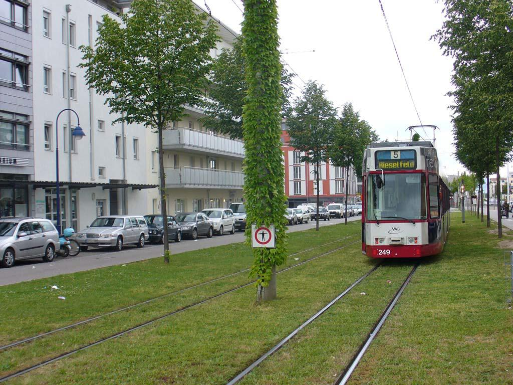 Τραμ, Rieselfeld Πηγή: Kuehn, 2009