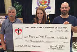 AHEPA FAMILY Announcements AHEPA ANNUAL GOLF TOURNAMENT June 26th, 2016 John Blumeburg Golf & Country Club This year $2,000.00 was raised for the Heart and Stroke Foundation of Manitoba.