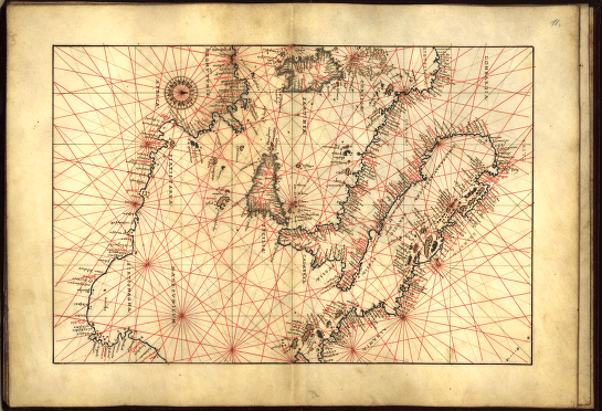 php ) Πορτολάνοι Map of the eastern Mediterranean Sea from Portolan atlas of 9 charts and a