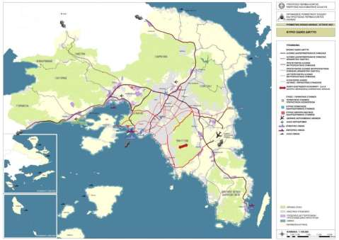 Νέες υποδομές άξονας Ελευσίνας-Θήβας Υποθαλάσσια ζεύξη Περάματος-Σαλαμίνας σύνδεση Δυτικής Περιφερειακής Υμηττού με Λεωφόρο Βουλιαγμένης Διερεύνηση για τη βέλτιστη διασύνδεση Νότιας Αττικής και του