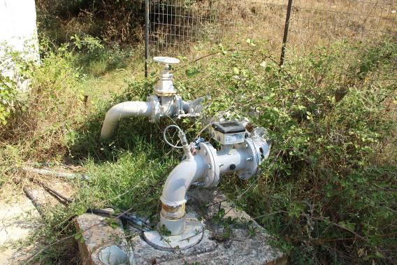δεξαμενή του αντλιοστασίου ΤΥΠΕΤ της περιοχής Σταυρονικήτα.