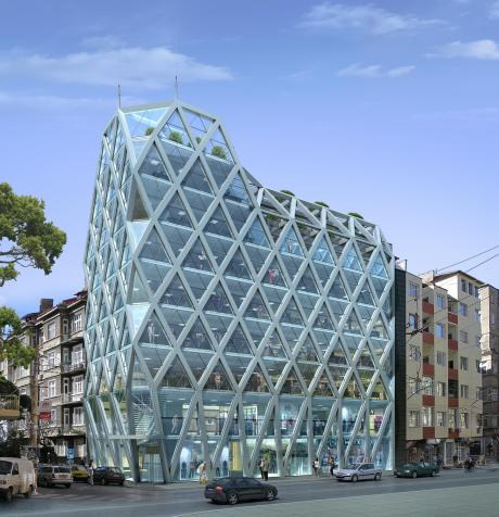 To κτίριο της Ευρωπαϊκής Επιτροπής στη Σόφια Τα νέα γραφεία των θεσμικών οργάνων της ΕΕ στην Βουλγαρία θα μεταφερθούν σε ένα νέο εντυπωσιακά μοντέρνο κτίριο στη Σόφια.