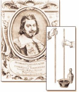 Μέτρηση της ατμοσφαιρικής πίεσης Η ατμοσφαιρική πίεση μετρήθηκε για πρώτη φορά το 1643 από το μαθητή του Γαλιλαίου, το φυσικό Εβαγγελίστα Τορικέλι (εικόνα 4.15)