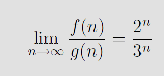 Ένα παράδειγμα Εστω οι συναρτήσεις f(n) =