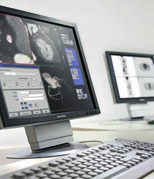 via je schopný trojrozmerne čítať snímky vyhotovené počítačovou tomografiou (CT), magnetickou rezonanciou (MRI) či mamografom.