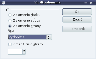 Takže treba štýlu Pravá strana nastaviť, že ďalšia stránka má mať štýl Ľavá strana a štýlu Ľavá strana treba nastaviť, že ďalší štýl bude Pravá strana.
