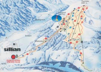 SPORTHOTEL SILLIAN **** Veoma lijepo opremljen hotel s welnessom na oko 3000 m 2. Ima unutraπnje i vanjske bazene, djeëji bazen i golemi tobogan, fitnes, saunu, parnu kupelj, masaæu, beauty centar.