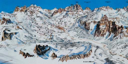 Italija Veneto CORTINA D AMPEZZO Jedno od najrenomiranijih skijaliπta na svijetu i srediπte svjetskog kupa u alpskom skijanju i bobu.