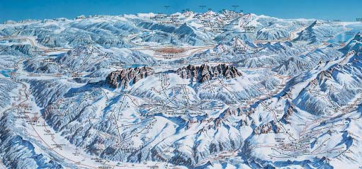 SKIJALI TE FOLGARIA FOLGARIA Jedno od najljepπih mjesta pokrajine Trentino. Nalazi se na nadmorskoj visini 1168 m, okruæena vrhuncima, velikim stijenama i crnogoriënim πumama.