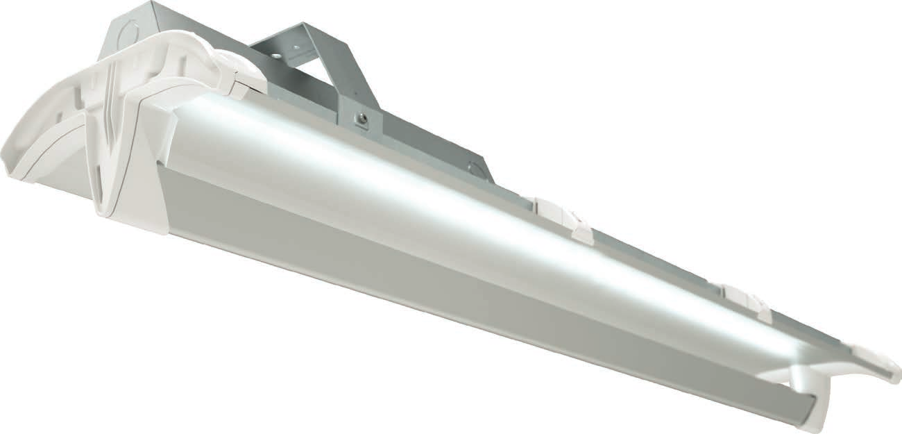 LED Lumination IS Ισχυρός οριζόντιος και κάθετος φωτισμός για καταστήματα, αποθήκες και βιομηχανικές εφαρμογές Μεγάλη διάρκεια ζωής και αξιοσημείωτη αποτελεσματικότητα DALI ή 1-10V με εύρος ρύθμισης