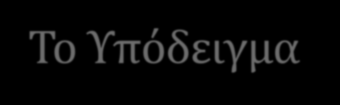 Το Υπόδειγμα IS-LM Εισαγωγή Αγορά προϊόντων και καμπύλη IS -Αλγεβρική μορφή