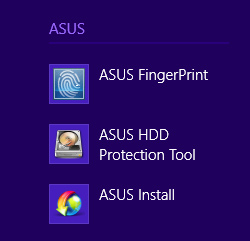 ASUS FingerPrint Δημιουργήστε βιομετρικά δακτυλικών αποτυπωμάτων στον αισθητήρα δακτυλικών αποτυπωμάτων του Φορητού Η/Υ σας χρησιμοποιώντας την εφαρμογή ASUS FingerPrint.