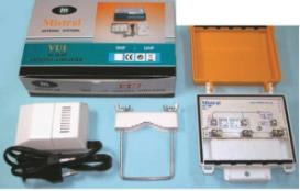 VU1 10 db: ΚΑΝΑΛΙΑ: VHF 5-12 & UHF 21-69 90980051 000211 ENIΣΧΥΣΗ: VHF 12 dβ UHF 12 db 15,20 ΣΤΑΘΜΗ ΕΞΟΔΟΥ: 107 db / μv KATAΛΛΗΛΟΣ ΓΙΑ ΜΕΣΑ ΤΗΝ ΠΟΛΗ