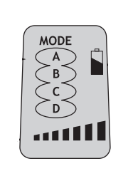 V. DESCRIEREA DISPOZITIVULUI Sensa TONE Buton Pornit/Oprit Afisaj LCD Buton MODE