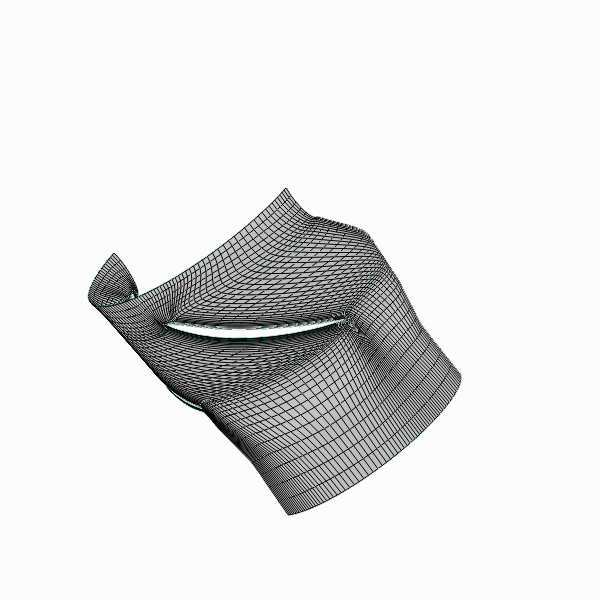 9: Iso-span surface grid, presented as a