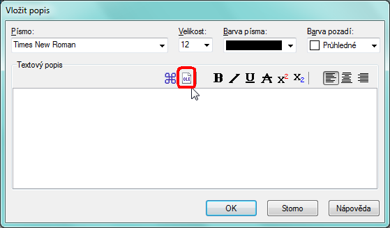 Tabuľka 2 Postup vloženia objektu Microsoft Equation do grafu Náhľad v programe Graph Opis 1.