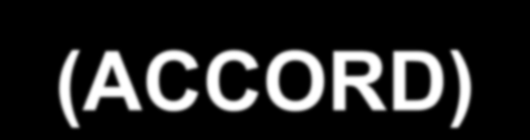 Μείωση HbA1c (ACCORD) Μέση HbA1c 7,5% Αγωγές που χρησιμοποιήθηκαν στο σκέλος της εντατικής