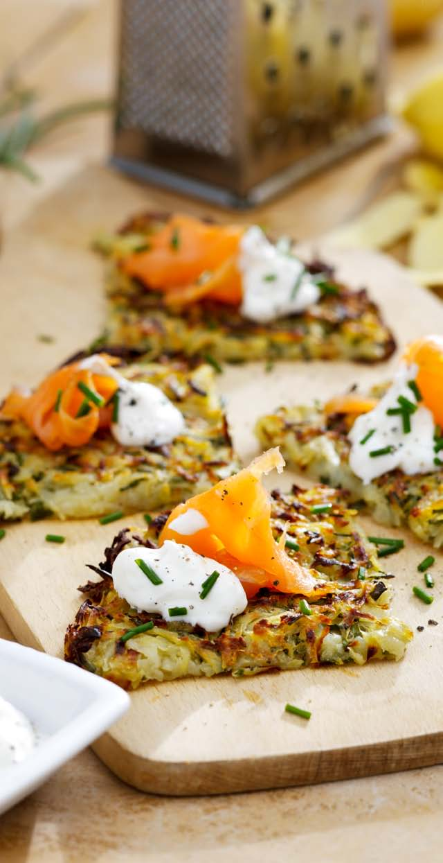 Potatoes & Fries Patates ve Kızartmalar Rösti (Ελβετικό ρούστι) Ψητές και τηγανιτές πατάτες Ορεκτικό - 4 μερίδες 10 λεπτά προετοιμασία + 15 λεπτά στο airfr yer Each portion contains Bir porsiyon