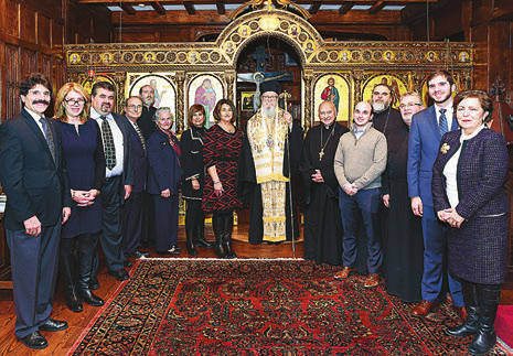 New Book Features Chicago Greeks in News Photos CHICAGO At a recent Metropolis of Chicago Christmas Open House hosted by Metropolitan Iakovos, a new book was unveiled featuring Greeks of the city