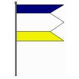 Obecné symboly: Vlajka: Obecný erb: Likavský obecný znak má modrý štít, v ktorého pravej polovici (z heraldického hľadiska) je na striebornom (bielom) skalnom brale strieborný (biely) hrad ako