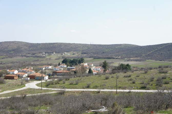 Έργου: Σελίδα 47 από 92 Εικόνα 5-9 Άποψη προς την Κατεύθυνση του Προτεινόμενου GCS00 από τον Οικισμό του Πέπλου (VP-8) Πηγή: EXERGIA έρευνα πεδίου (Μάρτιος 2015) Η ευαισθησία των οπτικών αποδεκτών