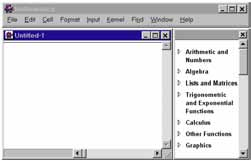 6 1. Μαθηµατικά µέσω Mathematica αυτό µπορούµε να αναζητήσουµε οποιοδήποτε πρόγραµµα είναι εγκατεστηµένο στον υπολογιστή, σε όποια κατηγορία και αν βρίσκεται.