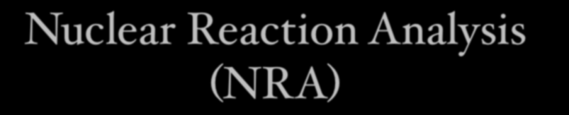 Nuclear Reaction Analysis (NRA)