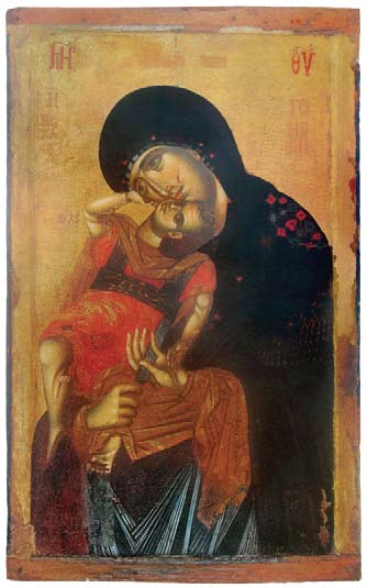 Ni{ i Vizantija IX 303 Сл. 4 Богородица Кехаритомени, Ксенофонт, крај XIII века (преузето из: Ιερά Μονή Ξενοφώντος. Εικόνες, Άγιον Όρος 1988, πιν. 21) Fig.