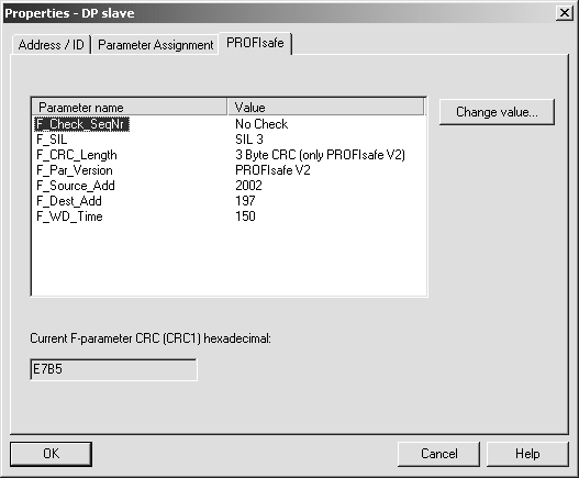 6 I 0 Έναρξη λειτουργίας με πρόσθετη κάρτα PROFIsafe S11 Διαμόρφωση της πρόσθετης κάρτας PROFIsafe στο STEP7 6.2.