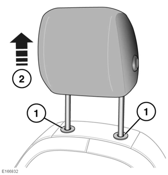 Όταν το όχημα είναι ακινητοποιημένο, ρυθμίστε το προσκέφαλο έτσι ώστε το επάνω μέρος του να βρίσκεται στο ίδιο ύψος με το επάνω μέρος του κεφαλιού του επιβάτη του καθίσματος.