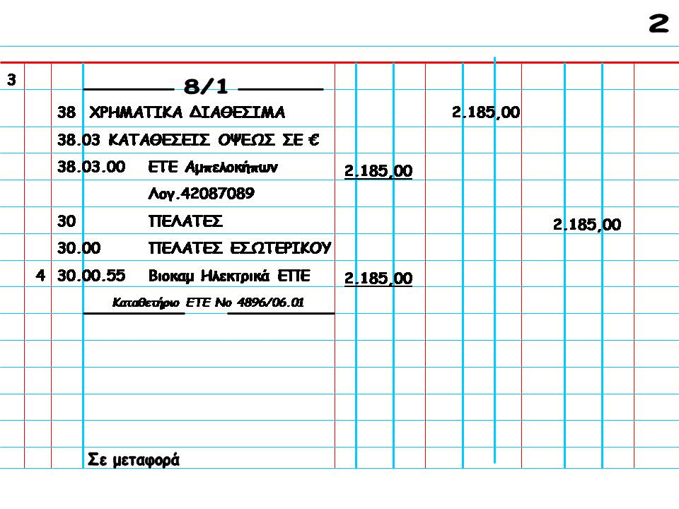 ΑΝΑΛΥΤΙΚΟ ΗΜΕΡΟΛΟΓΙΟ