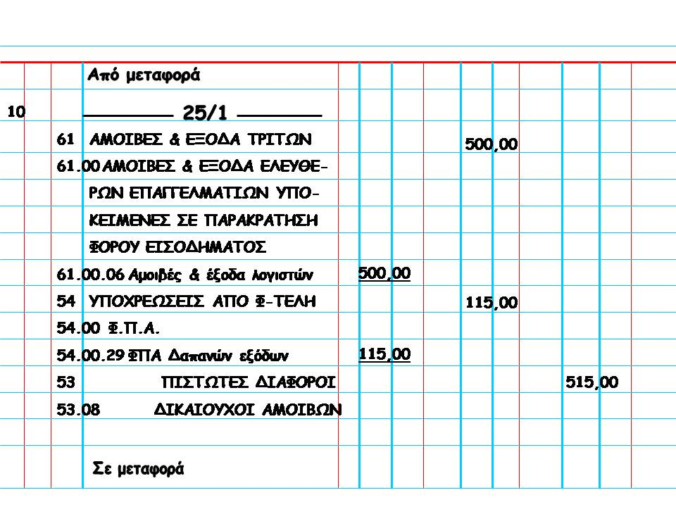 ΑΝΑΛΥΤΙΚΟ ΗΜΕΡΟΛΟΓΙΟ