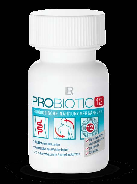 Το ProBiotic 12 σας ενισχύει εσωτερικά, με 12 διαφορετικά βακτηριακά στελέχη, τα οποία υποστηρίζουν την ανθρώπινη ευεξία.