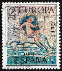 Europa and the bull appear on many postage stamps Η Ευρώπη και ο Ταύρος εμφανίζονται