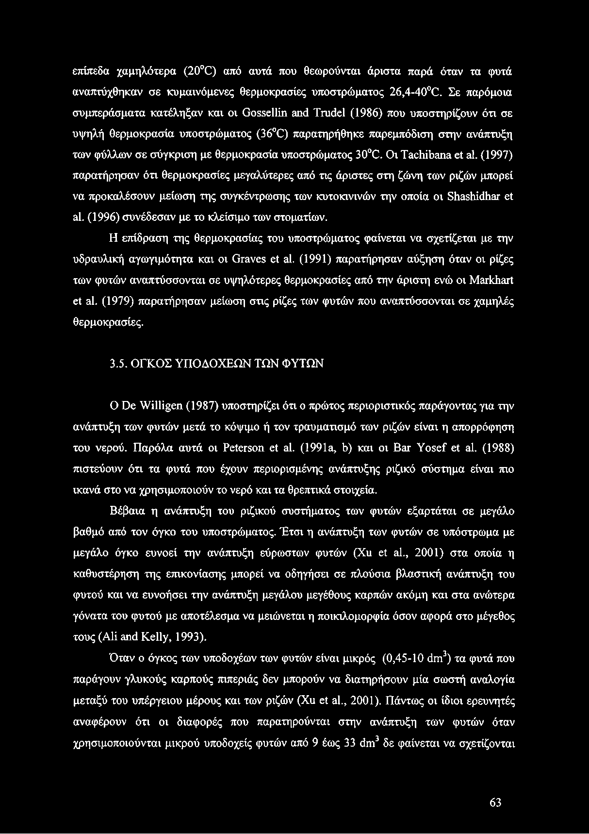 θερμοκρασία υποστρώματος 30 C. Οι Tachibana et al.