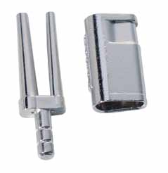 329 2000 Bi-V-Pin με πλαστική υποδοχή 1000 τεμάχια Bi-V-Pin με μεταλλική υποδοχή Στενή καρφίδα εκμαγείου με προφίλ σχήματος V και δύο καρφίδες οδηγούς Προφίλ