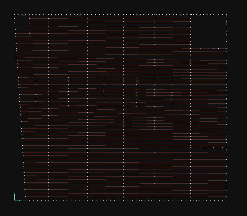 Ορισμός βασικού κανάβου ( grid lines) Έγινε ο βασικός κάναβος του κτιρίου σε κάτοψη και τομή (autocad) (βλ. Σχ.16, Σχ.