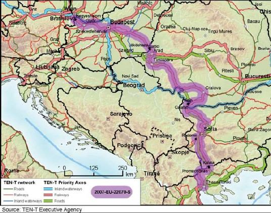 превасходно за контејнерски транспорт, очекује се повећање удела водног транспорта на преко 10%.