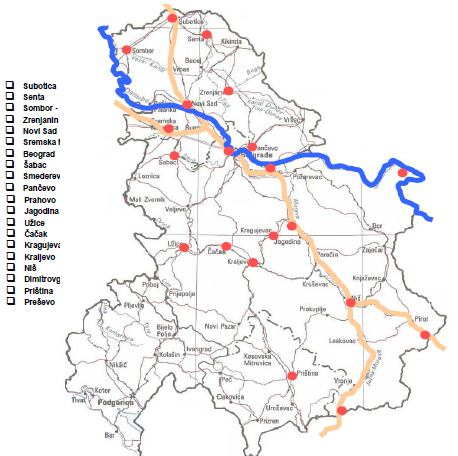 kroz Pirotski okrug prolazi meunarodni put (E-80), koji je uključen u mrežu evropskih puteva Budimpešta-Beograd-Niš-Sofija-Istanbul, baš kao i međunarodni železnički put istog pravca; glavni grad