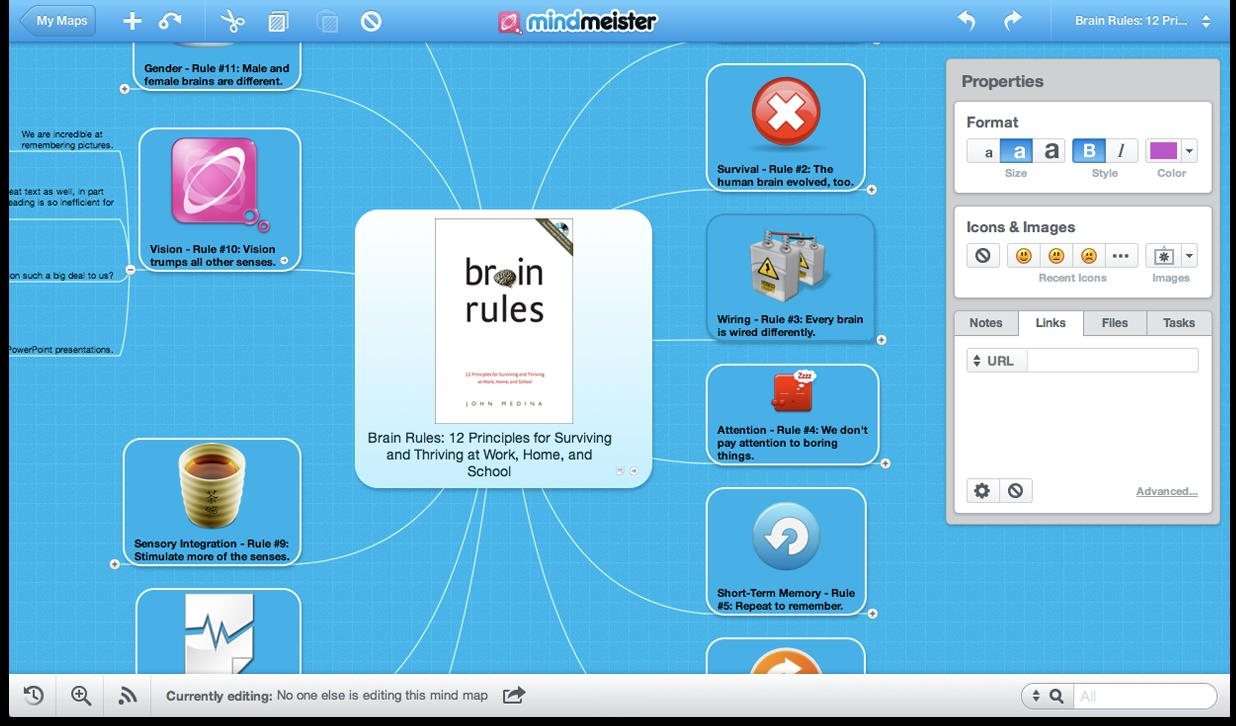 Εργαλεία νοητικής χαρτογράφησης (συν.) MindMeister (web based) www.mindmeister.