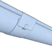 cordon de silicon pe lamelele elementului de imbinare.
