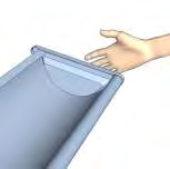 Se pune mastic butilic sau cordon de silicon pe suprafata de suprapunere a jgheaburilor. Imbina marginile rotunde ale celor doua jgheaburi pe cca 3 4 cm.