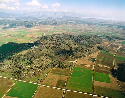 Αεροφωτογραφία του λόφου