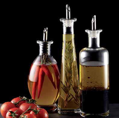 22 cl 11,5 cm 20405058 φιάλη λαδιού «Cruet», 22 cl 20405880 φιάλη με φελλό «Eticat», 55 cl 26 cm 20405878 φιάλη με φελλό «Fiori», 50 cl 26,1 cm 20405660 φιάλη με φελλό «Assisi», 72 cl 28,5 cm
