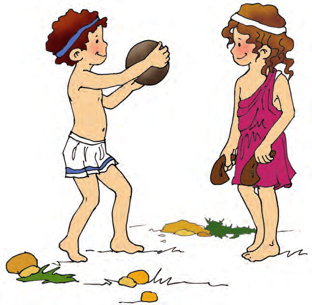 Φυσική Αγωγή Tα αγωνίσματα στην αρχαία εποχή Ο Τρεχαλίτσας και η Κολυμπίτσα παρακολουθούσαν πολλούς αθλητικούς αγώνες και τους άρεσαν πάρα πολύ.
