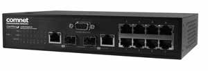 82,57 PoE Ethernet Switches 5 ΧΡΟΝΙΑ CWGE2FE8MSPOE Διαχειριζόμενο (managed) switch 8 x 10/100 Base-TX + PoE (μέγιστη συνολική κατανάλωση PoE 77W) και 2 x 10/100/1000TX ή 100/1000FX πόρτες combo.
