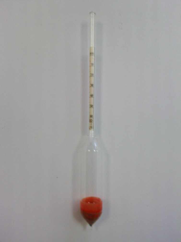 Slika 2.1: Urometar Elektrohemijska reakcija: Odredjuje se lakmus papirom ili ph-metrom. Mokraća mesojeda je kisela a preživara bazna (ph oko 8,5).